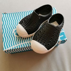 Native Jefferson Black Toddler Shoes